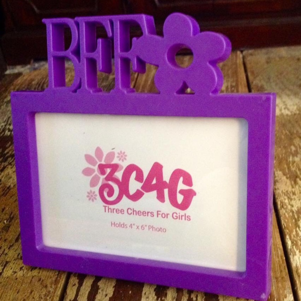 PURPLE BFF PHOTO FRAME BY 3C4G